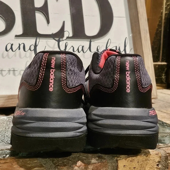 New Balance Composite Toe 589 Shoe - Wmns Sz 11 Grey / Pink #WID589T1 - Picture 4 of 9